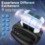 APP Controlled Male Masturbation Cup 10 Vibration Modes 3 Thrusting Speeds  Telescopic - Image 3