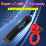 Vibrating Rose Penis Ring Clitoral Stimulation For Couple - Image 3
