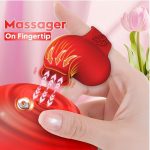 Mini Rose Finger Vibrator Clitoral stimulation for Couples flirting - Image 3