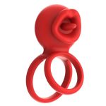 Cock Rings Clitoral Stimulator with Licking Mouth Pleasur with APP control - Image 2