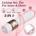 Lipstick Tongue Licking Clitoral G Spot Vibrator - Image 2