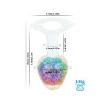 Diamond Crystal Rainbow Wearable Butt Plug Anal Sex Toy - Image 16
