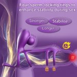 Morgana Silicone Vibrating Penis Rings - Image 2