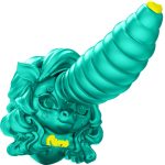6.7‘’ AIMITEX Unicorn Silicone Shaped Penis Anal Plug Masturbator