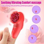 Rose Finger Vibrator G Spot Clitoral Stimulator for Couple Flirting - Image 2