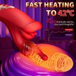 Red Lip Pro Biting Clit Scratching G Spot Vibrator - Image 6