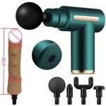 Massage Gun Modified Hand-Held Cannon Head Massage Female Masturbation Penis Back Court Vibrator - Image 2