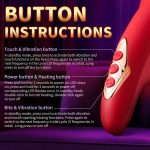 Red Lip Pro Biting Clit Scratching G Spot Vibrator - Image 7