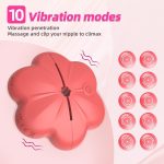 Wireless Nipple Clamp Vibrator 10 Modes 3 Clamping Forces Waterproof Nipple toys - Image 2