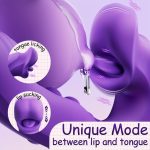 Rose Muncher Clitoris Biting Rolling Ball G Spot Vibrator - Image 4