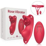 Rose Wearalbe Clitoral Massage Vibrator with Panty & Remote Control - Image 10