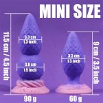 AIMITEX Strawberry Butt Plug Silicone Anal Sex Toy - Image 7