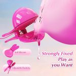 Rabbit Neck-hanging Nipple Clamps Vibrator With APP Control For Couple - Image 4
