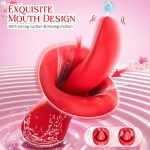 Big Mouth Clitoris Suction G Spot Vibrator with 10 Tongue Licking Modes - Image 3