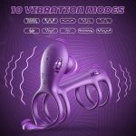 Morgana Silicone Vibrating Penis Rings - Image 3
