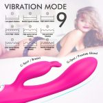 Lurevibe - Female Masturbation Device Rabbit Heated Vibrator Waterproof - Image 4