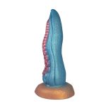 6.69‘’ Ocean Blue Octopus Tentacle Silicone Anal Dilator Fantasy Dildo - Image 9