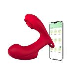 Rose Finger Vibrator Double Vibration Clitoral G Spot Stimulator APP Control - Image 3