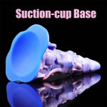 7.48‘’ AIMITEX Rainbow Ice Cream Liquid Silicone Fantasy Dildo Masturbation Massager - Image 6