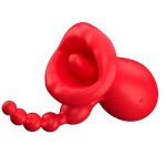 Big Mouth Clitoris Suction Anal Bead Vibrator with 10 Tongue Licking Modes - Image 9