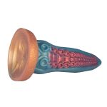 6.69‘’ Ocean Blue Octopus Tentacle Silicone Anal Dilator Fantasy Dildo - Image 8