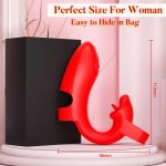 Finger Vibrator Rose Tongue Licking Clitoris G Spot Vibrator - Image 7