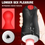 3 Swirling 5 Tightening 10 Vibration Male Blowjob Stroker - Image 4