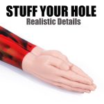 AIMITEX Giant Flower Arm Liquid Silicone Butt Plug Anal Toy - Image 5