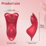 Rose Wearalbe Clitoral Massage Vibrator with Panty & Remote Control - Image 9