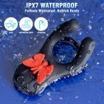 3 in 1 Butterfly Cock Ring 3 Motors 10 Modes Erection Enhancing Vibration Penis Vibrator - Image 4