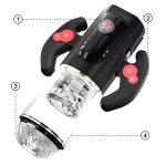 Titanium Warrior Pro Sucking Rotating Thrusting Male Masturbator - Image 8