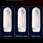 Lurevibe - App Remote Control Interactive Heated Thrusting Sucking Male Penis Stroker - Image 3