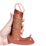 5.11‘’ Thrusting Dildo Vibrator Realistic Wearable Clit G-Spot Massager - Image 8