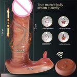 5.11‘’ Thrusting Dildo Vibrator Realistic Wearable Clit G-Spot Massager - Image 3
