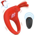 Lurevibe - Rabbit Vibrating Cock Ring Adult Sex Toys with Clitoral Vibrator - Image 18