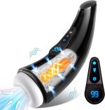 Lurevibe - 9 Sucking 9 Vibrating Male Masturbator Heating Vagina Masturbation Blowjob - Image 2