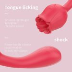 Lurevibe - Rose Vibrator With Handle - Image 3