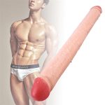 18.11‘’ Double-Ended Soft Silicone Simulated Anus Masturbation Dildo - Image 6