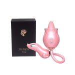 Lurevibe - New Rose Double Head Tongue Licking Vibration Jump Egg For Women - Image 6