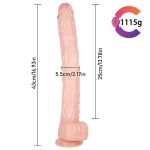 16.93‘’ Strap On Huge PVC Dildo - Image 10