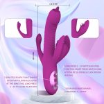 Lurevibe -Trident 4-in-1 Heating Telescopic Swinging Tongue-licking Vibrator - Image 5