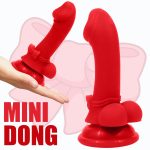 4.1‘’ AIMITEX Mini Bowknot Cute Dildo Female Masturbator - Image 2