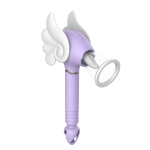 Magic Wand 4 in 1 Vacuum Suction Thrusting Clitoral G-spot Vibrator