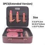 Auto Thrusting Vibration dildo Sex Machine Set With Storage Box - Image 10