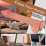 6.89‘’ Perfect Simulation Dick Powerful Thrusting Vibrating Penis - Image 2