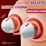 Angel Kiss Mouth Biting Vacuum Suction Breast Massager - Image 6