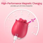 Lurevibe - S475 Three Pistils Tongue Kneading And Vibrating Rose Toy - Image 5