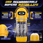 Spaceman 2 in 1 Automatic 7 Telescopic 7 Rotating Male Masturbator - Image 6