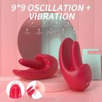 Lurevibe - Tongue Shape Licking Nipples Clit Stimulation Vibrators For Women - Image 2
