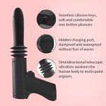 Lurevibe - Woman Telescopic Vibrator Men G Spot Anal Pussy Dildo Toy - Image 2